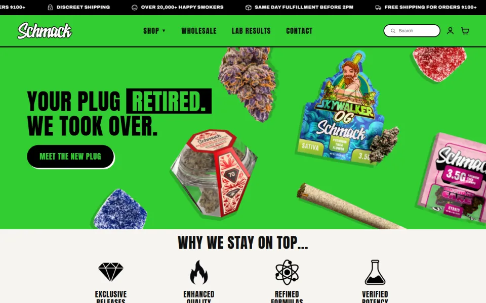 Schmack homepage